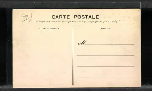 AK Boulogne-sur-Seine, Les Inondations de Paris 1910, La Grande-Rue, Strassenpartie bei Hochwasser