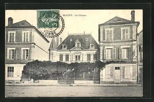 AK Egleny, Le Château, Gebäudeansicht
