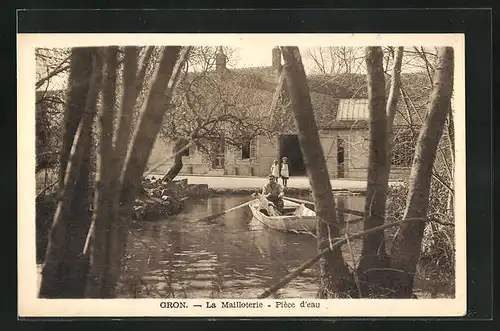 AK Gron, La Mailloterie - Pièce d`eau