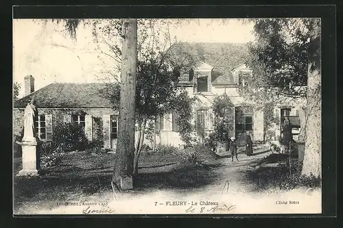 AK Fleury, Le Château, Schlossansicht