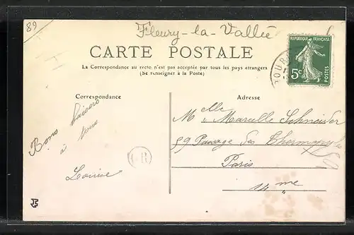 AK Fleury, Le Château, Schlossansicht