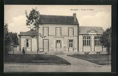AK Savigny, Ecole et Mairie