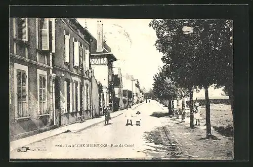 AK Laroche-Migennes, Rue du Canal
