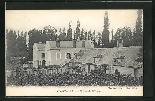 AK Vincelottes, Facade du Château