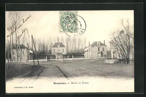 AK Migennes, Mairie et Écoles