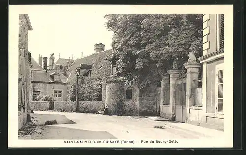 AK Saint-Sauveur-en-Puisaye, Rue du Bourg-Gele