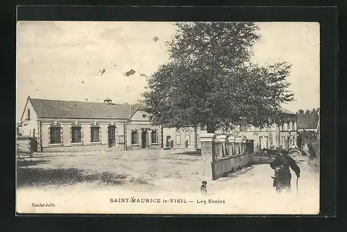 AK Saint-Maurice-le-Vieil, Les Ecoles