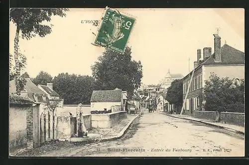 AK Saint-Florentin, Entree du Faubourg