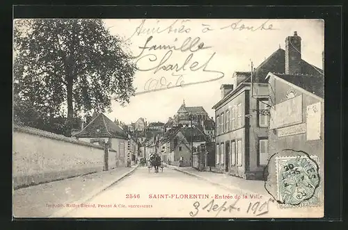AK Saint-Florentin, Entree de la Ville