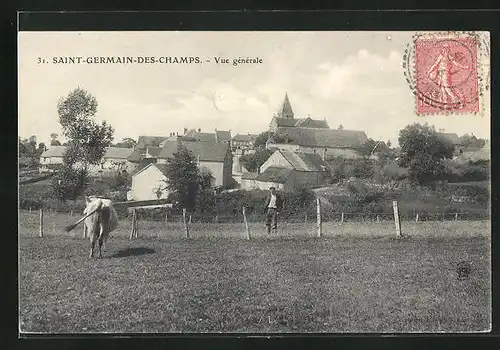 AK Saint-Germain-des-Champs, Vue generale