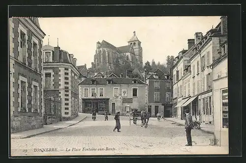 AK Tonnerre, la Place Fontaine-aux-Boeufs