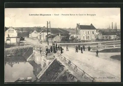 AK Laroche-Migennes, Premiére Ecluse du Canal de Bourgogne