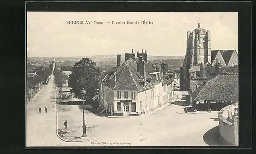 AK Seignelay, Place et Rue de l'Église