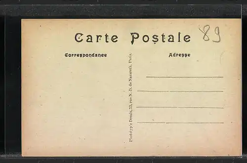 AK Auxerre, Porte et rue du Temple