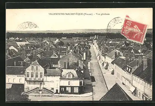 AK Villeneuve-l`Archeveque, Vue generale