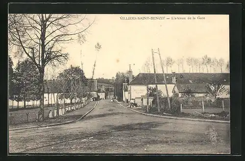 AK Villiers-Saint-Benoit, L`Avenue de la Gare