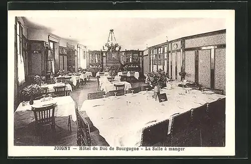 AK Joigny, Hotel du Duc de Bourgogne, la salle a manger