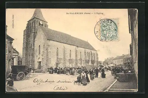AK Saint-Valérien, Marche et l'Eglise