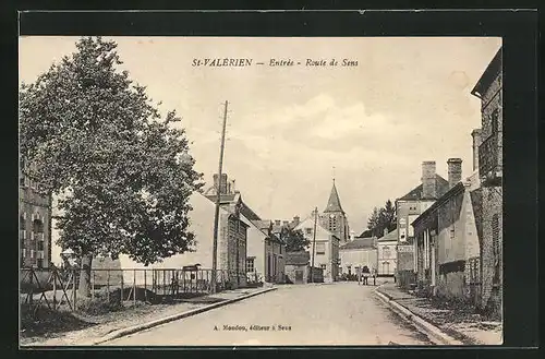 AK Saint-Valérien, Entree, Route de Sens