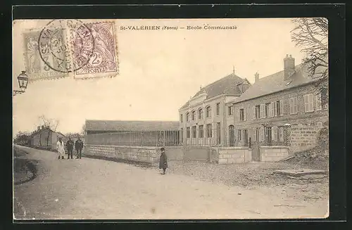 AK Saint-Valérien, Rue et Ecole Communale