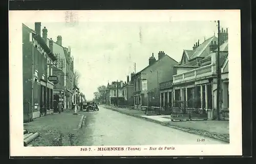 AK Migennes, Rue de Paris