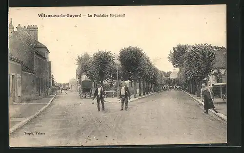 AK Villeneuve-la-Guyard, la Fontaine Regnault