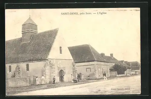 AK Saint-Denis-les-Sens, l'Eglise