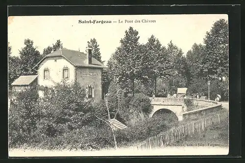 AK Saint-Fargeau, le Pont des Chévres