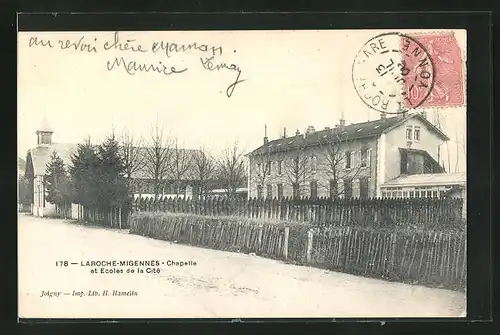 AK Laroche-Migennes, Chapelle et Ecole de la Cité