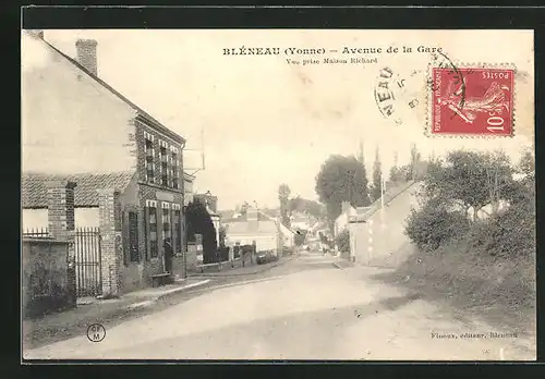 AK Bléneau, Avenue de la Gare