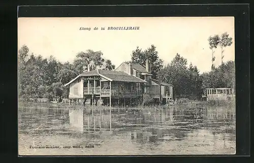 AK Égriselles-le-Bocage, Brouilleraie, Etang de la