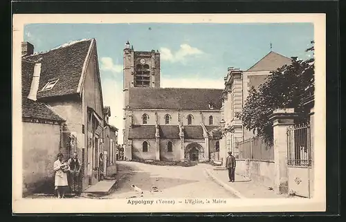 AK Appoigny, L'Eglise la Mairie