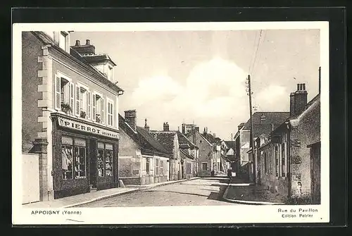 AK Appoigny, Rue du Pavillon