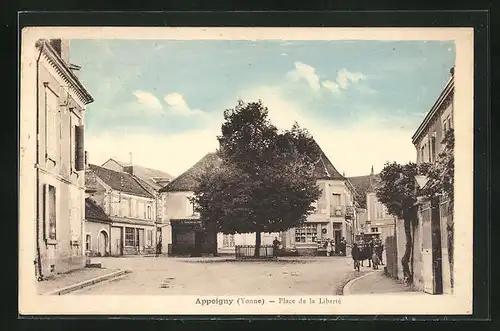 AK Appoigny, Place de la Liberté
