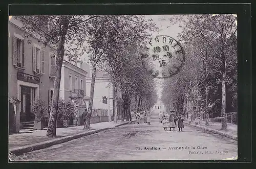 AK Avallon, Avenue de la Gare