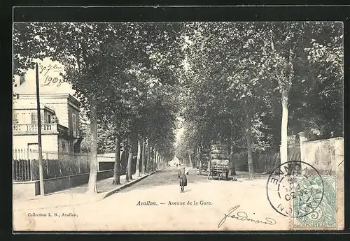 AK Avallon, Avenue de la Gare