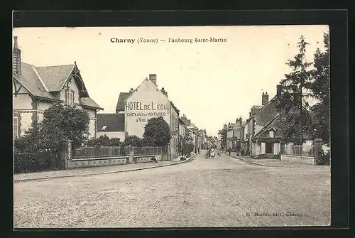 AK Charny, Faubourg Saint-Martin, Strassenpartie