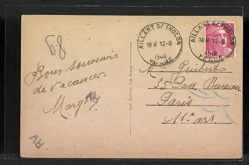 AK Les Ormes, Le Couvent, Gebäudeansicht