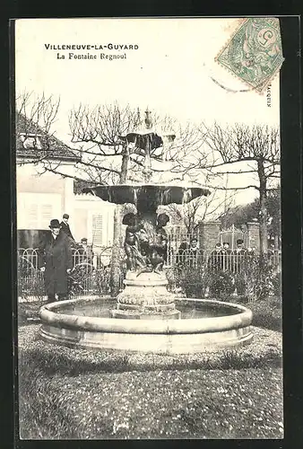 AK Villeneuve-la-Guyard, La Fontaine Regnoul