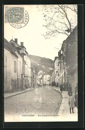 AK Tonnerre, Rue General-Campenon, vue interieur