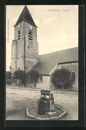 AK Précy-le-Sec, L`Église