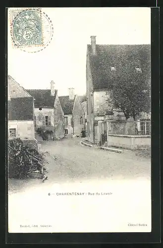 AK Charentenay, Rue du Lavoir