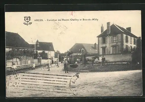 AK Arces, Carrefour des Routes Chailley et Bois-de-Milly