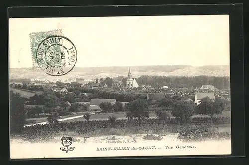 AK Saint-Julien-du-Sault, Vue Générale