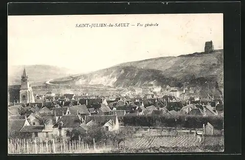 AK Saint-Julien-du-Sault, Vue générale