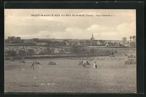 AK Saint-Maurice-aux-Riches-Hommes, Vue Générale