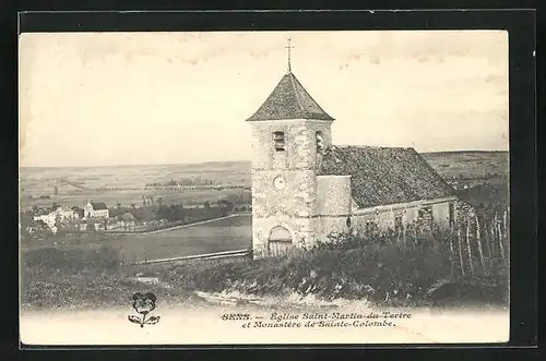 AK Saint-Martin-du-Tertre, L`Église et Monastère de Sainte-Colombe