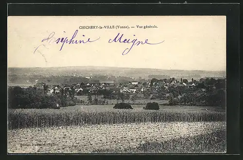 AK Chichery-la-Ville, Vue generale