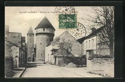 AK Chitry-le-Fort, Restes de l'Eglise fortifee, Le Donjon