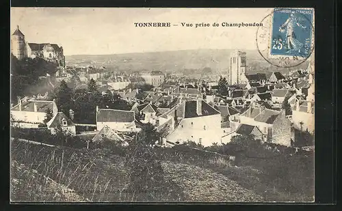 AK Tonnerre, Vue prise de Champboudon